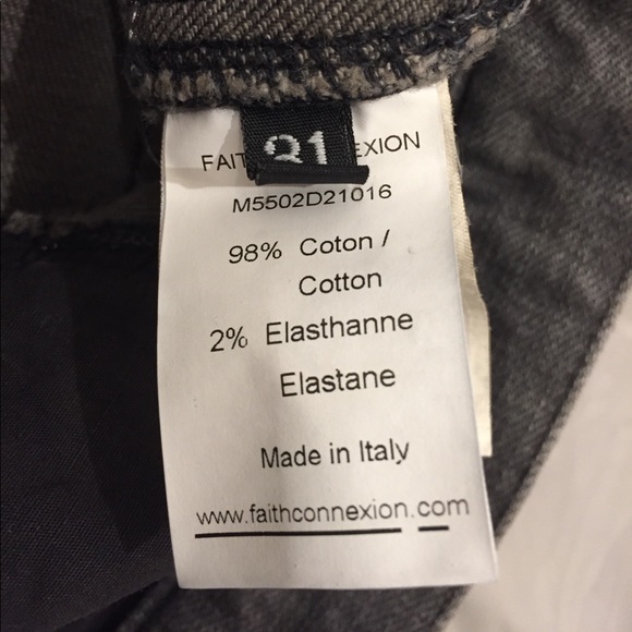 Faith Connexion Bleached Runner Jeans - Picture 6 of 8